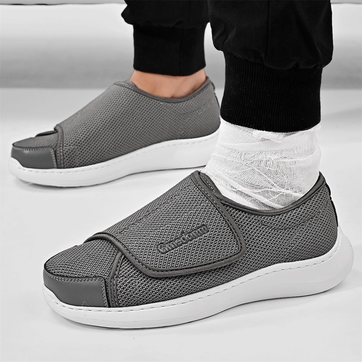 Gmedonm men's wide width easy-on-off design for effortless wear