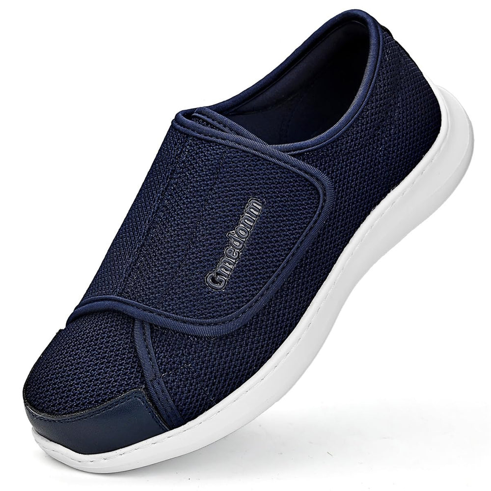 Gmedonm men's wide-width shoes with easy put-on design for hassle-free wearing all day.