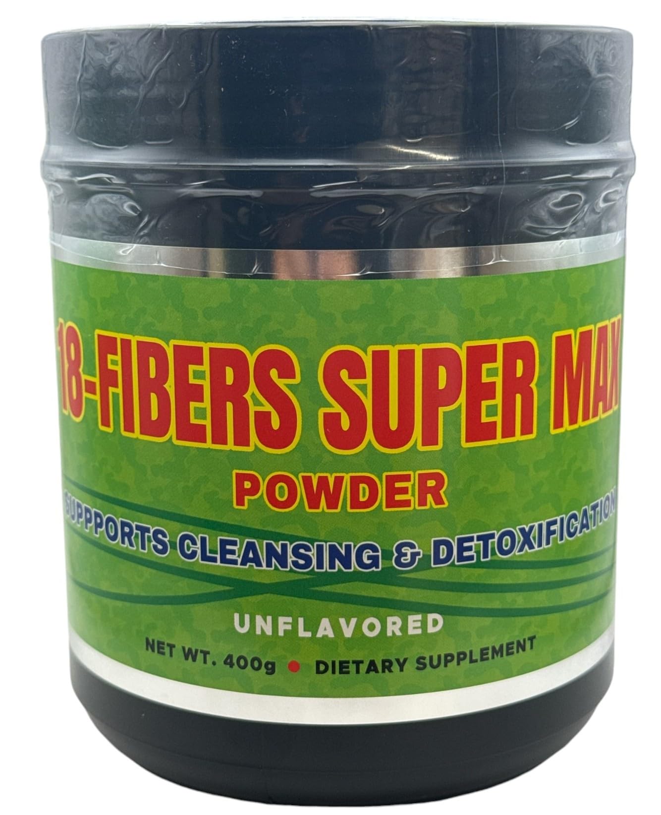 G.M.J Fibra 18 Super Max label on the container.