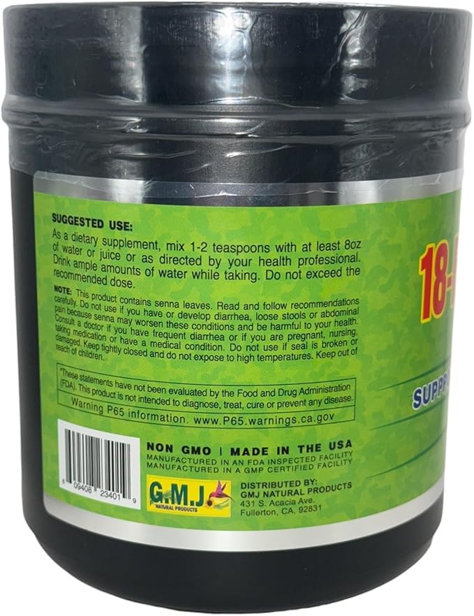 Unflavored GMJ Fibra 18 Super MAX dissolves quickly in beverages without altering taste.