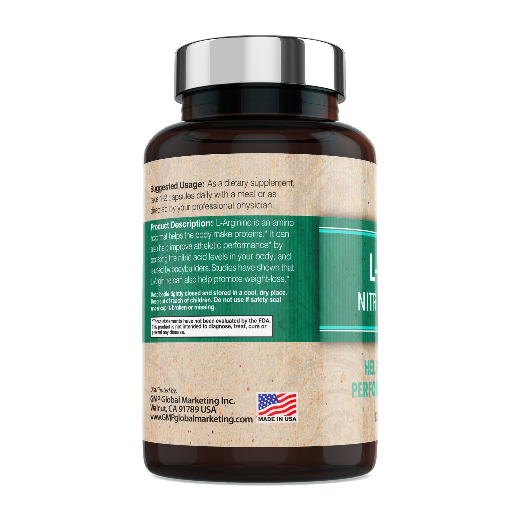 GMP Vitas Nitric Oxide daily use for cardiovascular wellness
