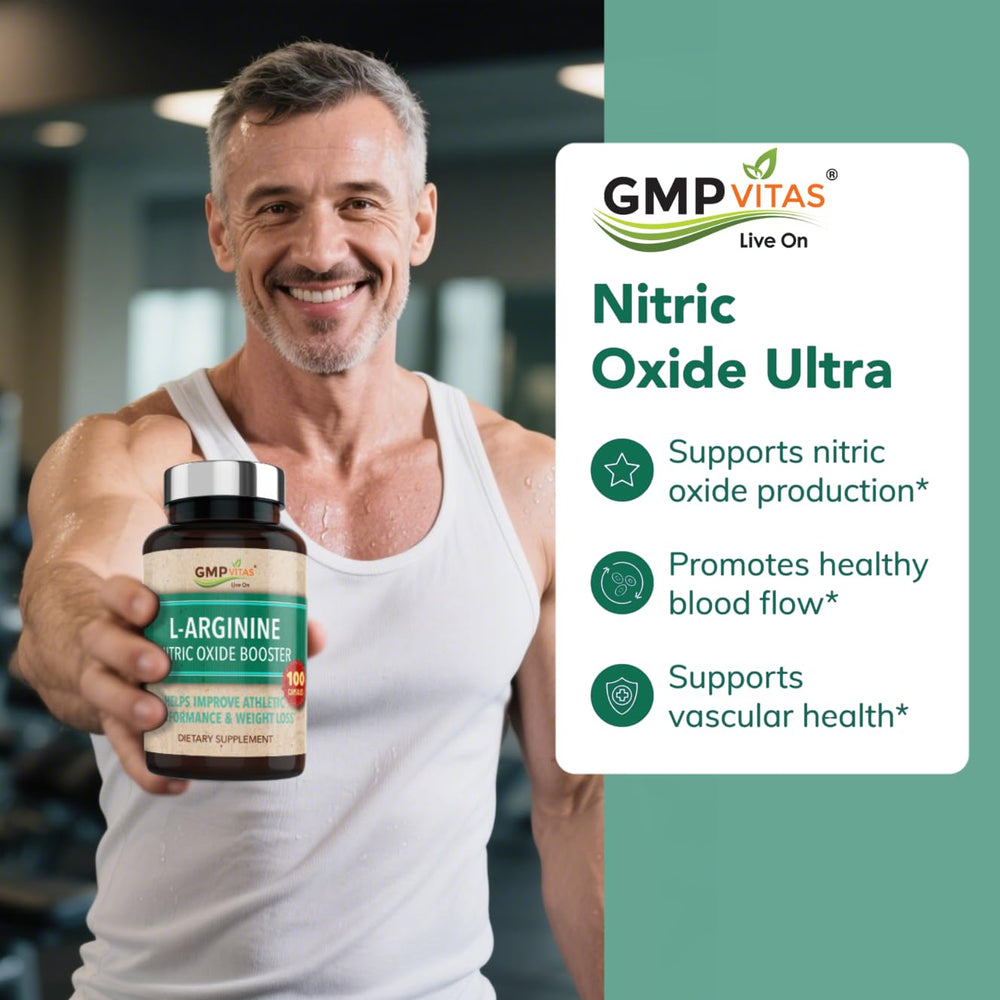 GMP Vitas Nitric Oxide capsules for joint comfort and mobility