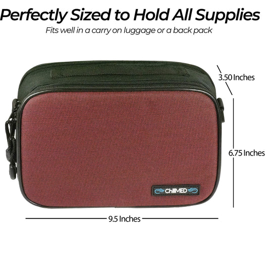 GMS ChillMed Elite insulated walls preserve contents during travel.