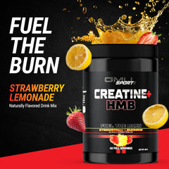 GMU SPORT Creatine 2.0 nutrition label highlights gluten-free and low sugar