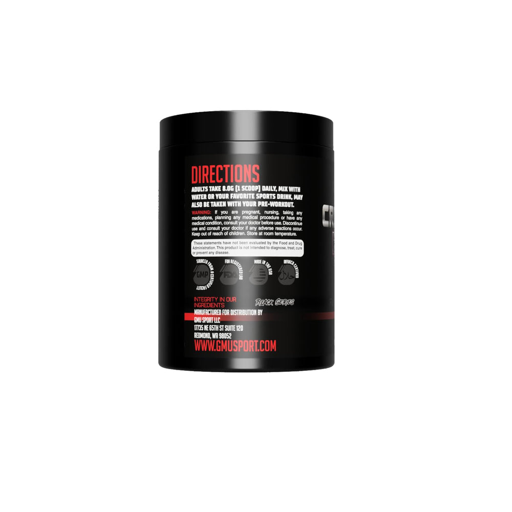 GMU SPORT Creatine HMB scoop; easy daily serving convenience