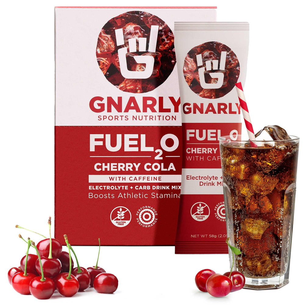 Gnarly Fuel2O Cherry Cola packet for quick hydration on the go