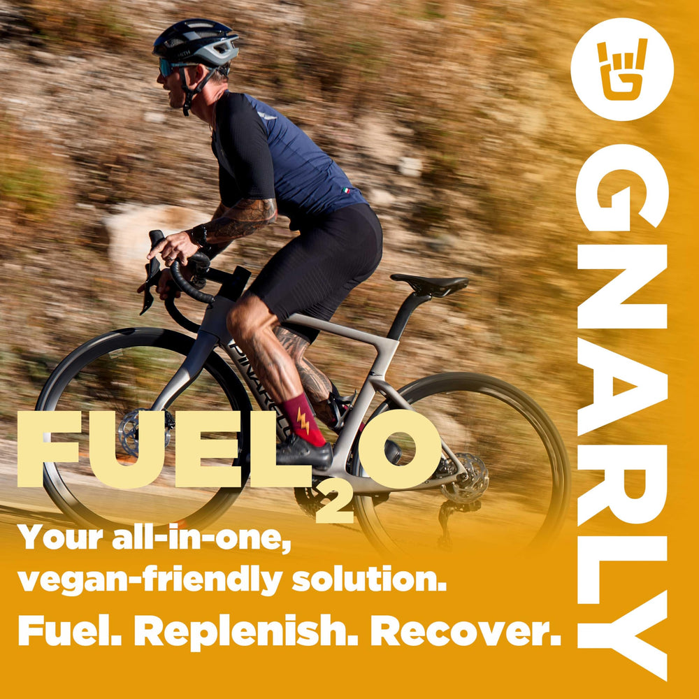 Gnarly Nutrition Fuel2O scoop demonstrates easy-to-measure serving