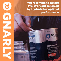 Gnarly Hydrate with collagen and creatine pairing for versatile use.