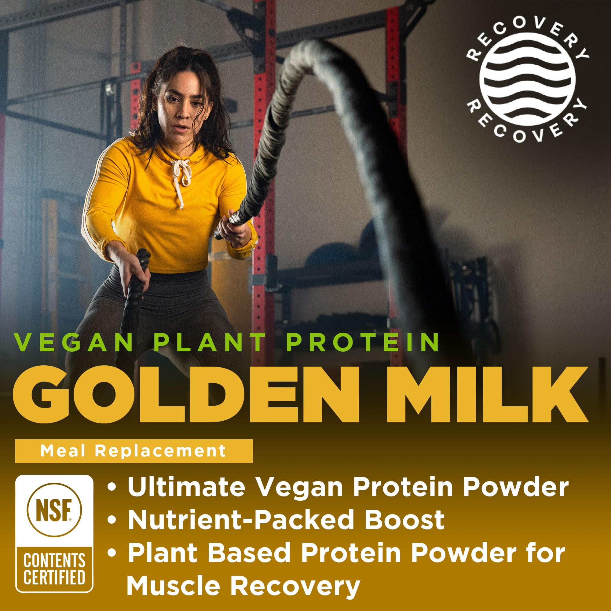 Gnarly Nutrition Golden Milk stick packs for convenient on-the-go protein.