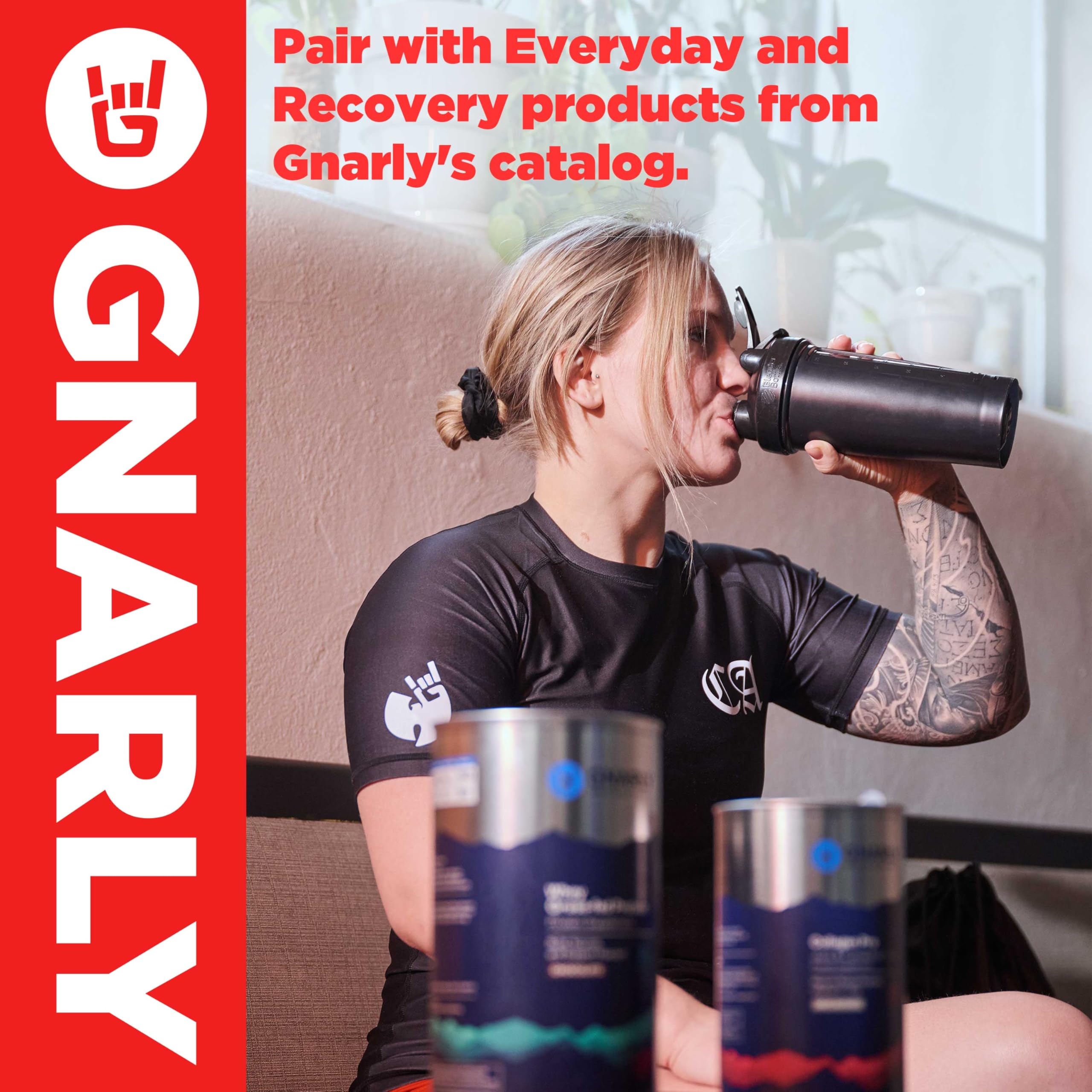 Gnarly pre-workout Strawberry Lemonade daily usage for convenient ritual