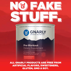 Gnarly pre-workout Strawberry Lemonade endurance focus after use