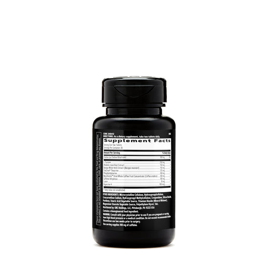 GNC AMP Amplified Focus tablet closeup highlights nootropic ingredients for mental performance