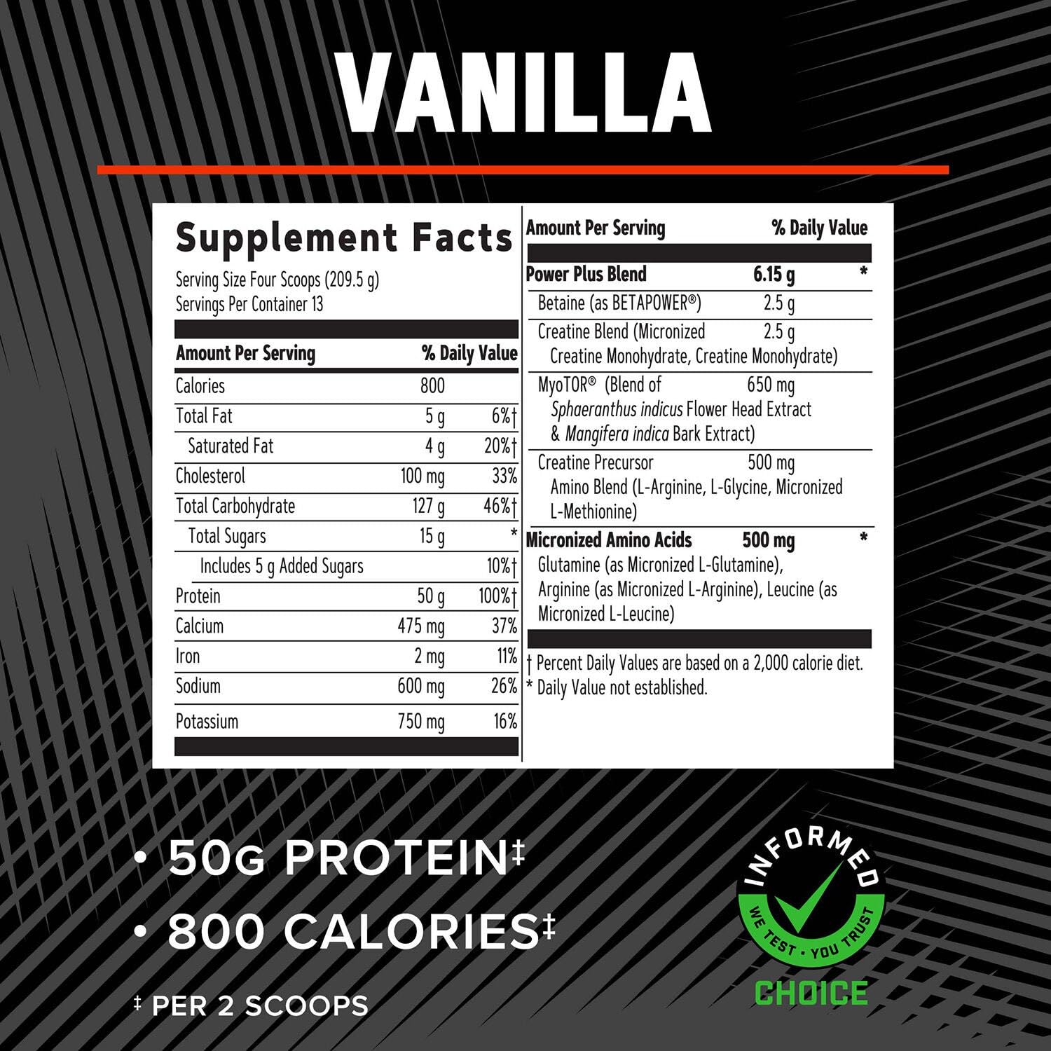 GNC AMP Mass XXX mixer glass for smooth post‑workout shakes