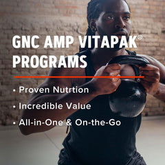 GNC AMP Men’s antioxidants closeup suggesting protection from oxidative stress after intense training