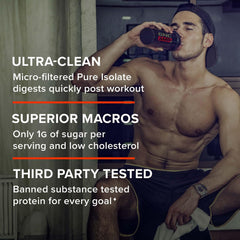 GNC AMP Pure Isolate Cookies and Cream shaker demonstrates on-the-go protein.