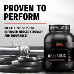 GNC AMP Wheybolic glass with mint shake
