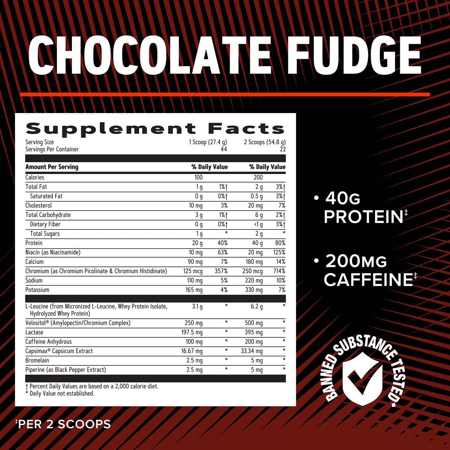 GNC AMP Wheybolic Ripped serving pack for easy portions
