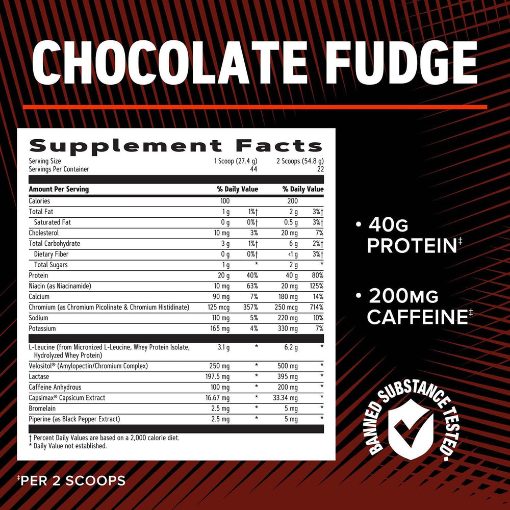 GNC AMP Wheybolic Ripped serving pack for easy portions