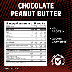 GNC AMP Wheybolic Ripped powder beside a glass for versatile shakes.