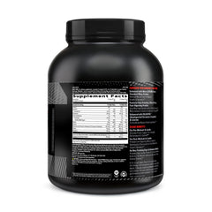 GNC AMP Wheybolic scoop over powder ready for a workout.