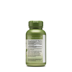 GNC Ashwagandha vegetarian formula label highlighting plant-based capsules