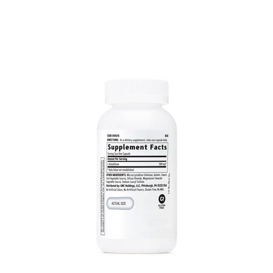 GNC Glutathione 60 capsules ready for daily immune support routine.