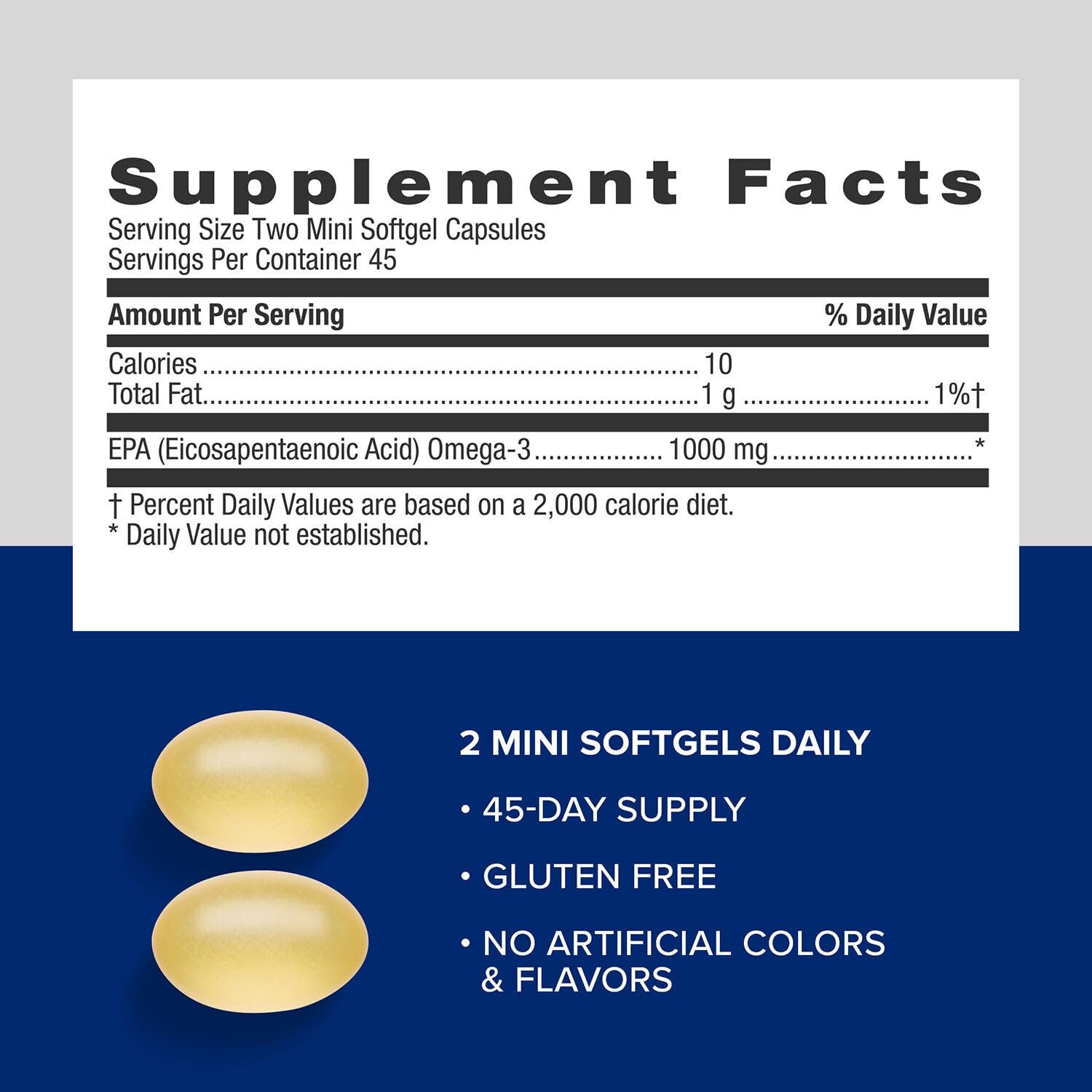 Gluten-free, sugar-free formula with no artificial flavors or colors