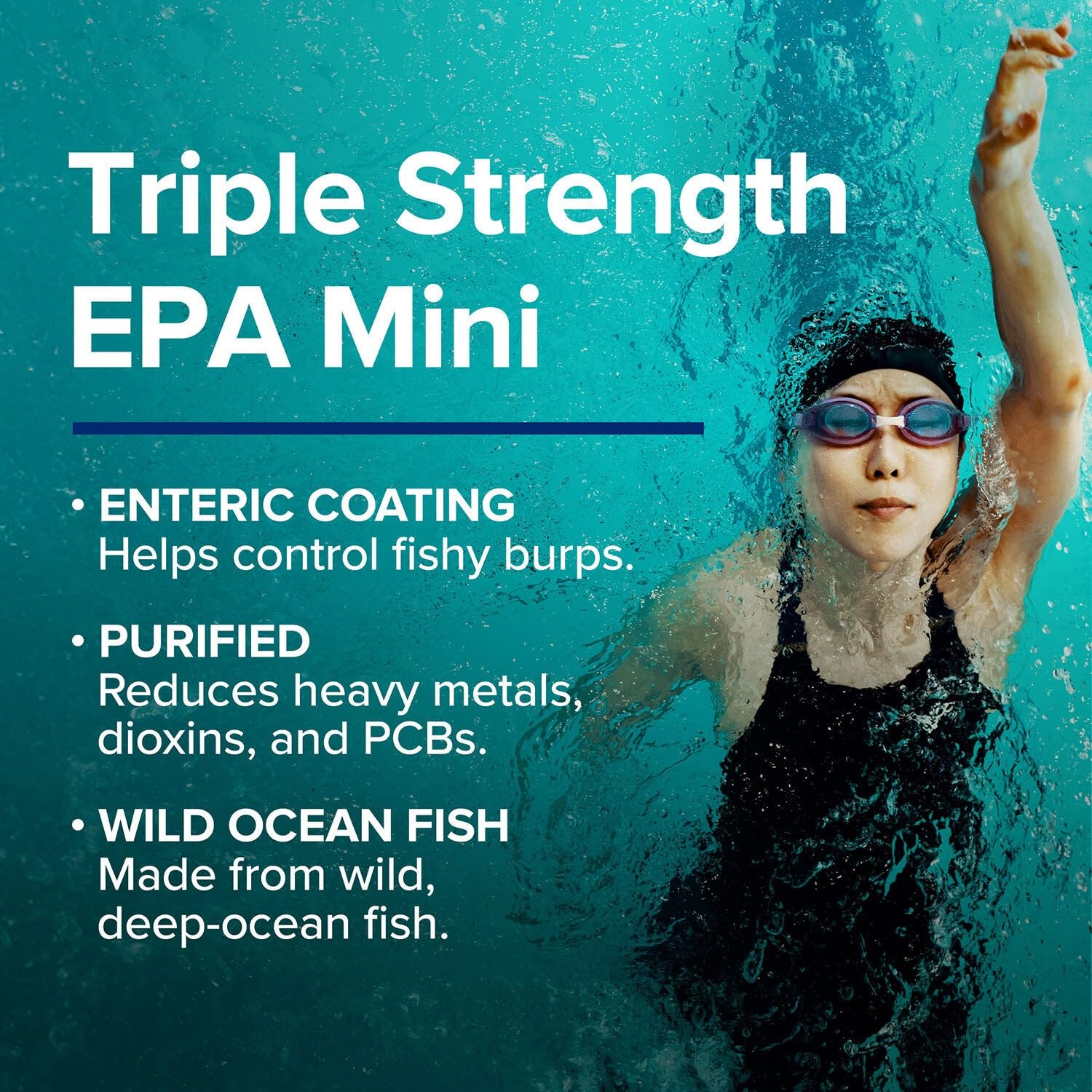 EPA omega-3 supports potential heart health and mood balance