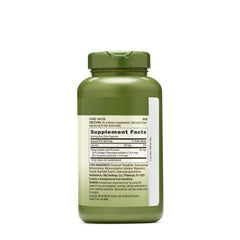 GNC Herbal Plus Ginkgo Biloba label detail highlights 300 servings per bottle.