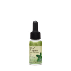 GNC Herbal Plus Oil of Oregano bottle pour demonstrates easy daily supplement routine