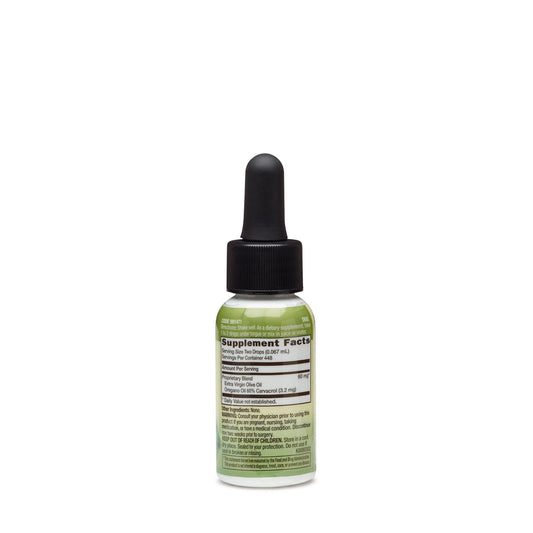 GNC Herbal Plus Oil of Oregano capsules close-up, vegetarian daily wellness support