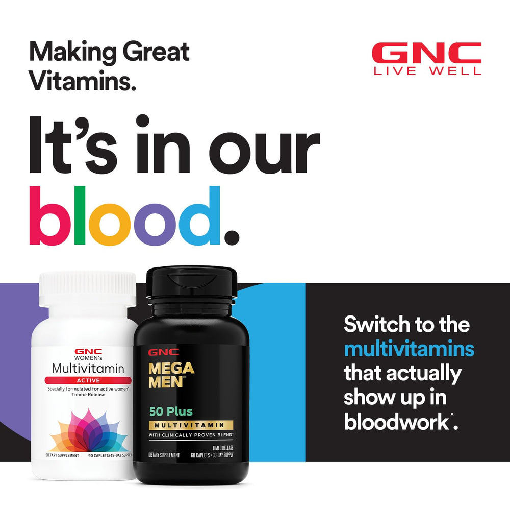 GNC Mega Men Sport in-use gym scene supporting active lifestyle
