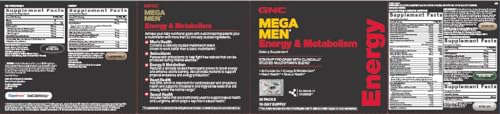 GNC Mega Men Thermogenic Capsules offer a focused energy boost.