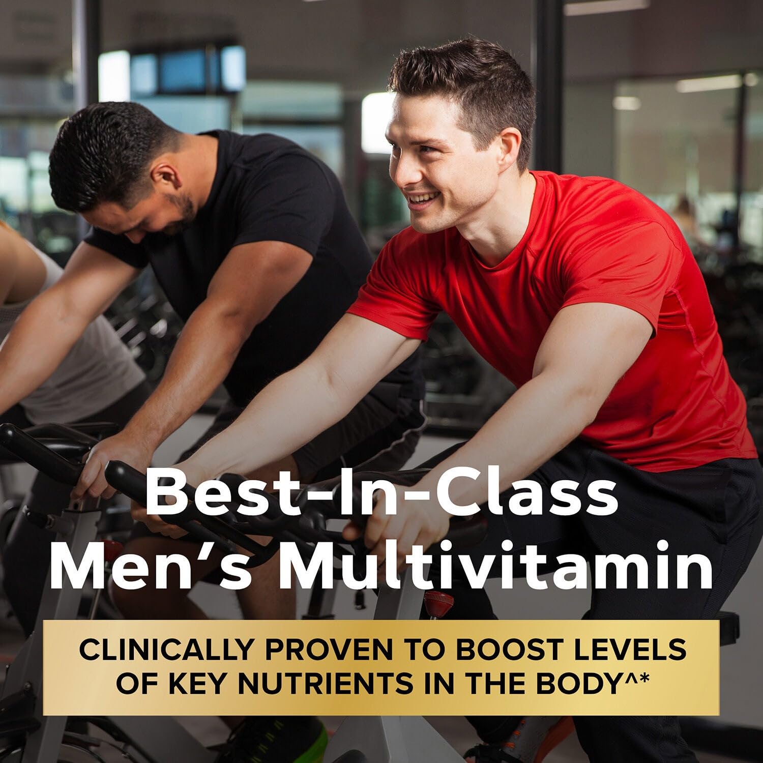 GNC Mega Men Vitapak with caffeine boosts mental alertness during busy days.