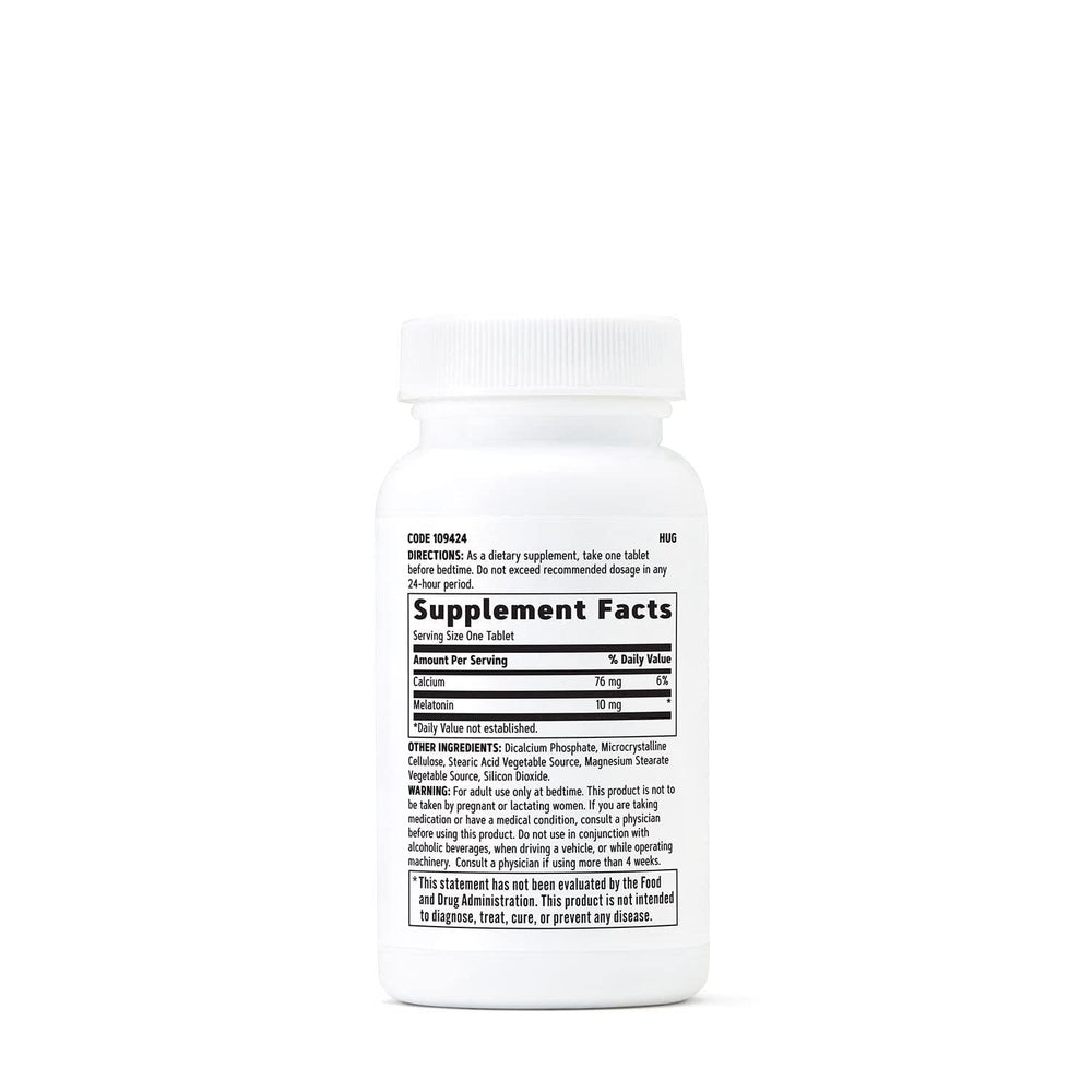 GNC Melatonin 3mg Twin Pack packaging highlights vegetarian ingredients