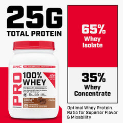 GNC Pro Performance shaker bottle ready to mix Banana Cream