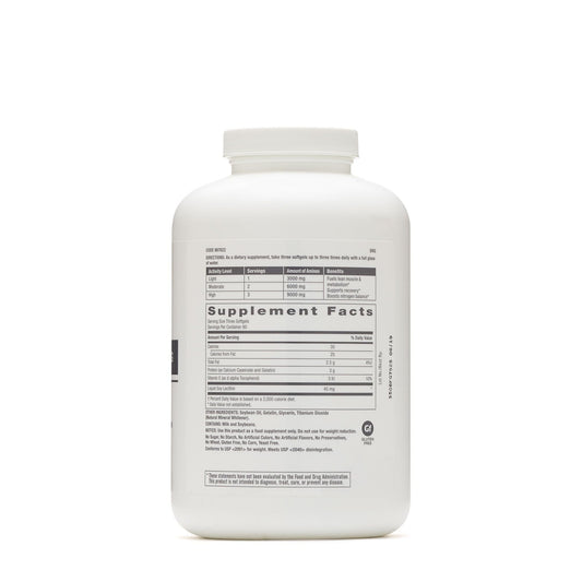 GNC Pro Performance Amino 3000 bottle open showing capsules for easy dosing