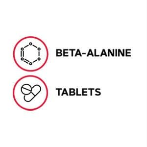 GNC Pro Performance Beta-Alanine scoop featuring quick-dissolve powder for easy mixing.