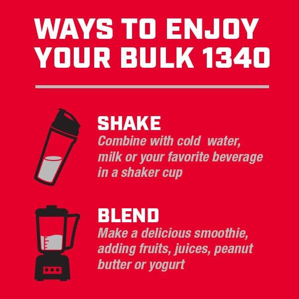 GNC Pro Performance Bulk 1340 mass gainer strawberries and cream flavor pleases cravings