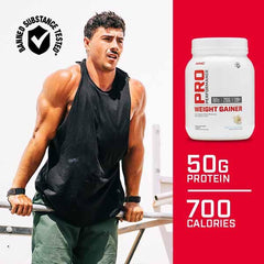 GNC Pro Performance Weight Gainer scoop ready for accurate measuring of servings.