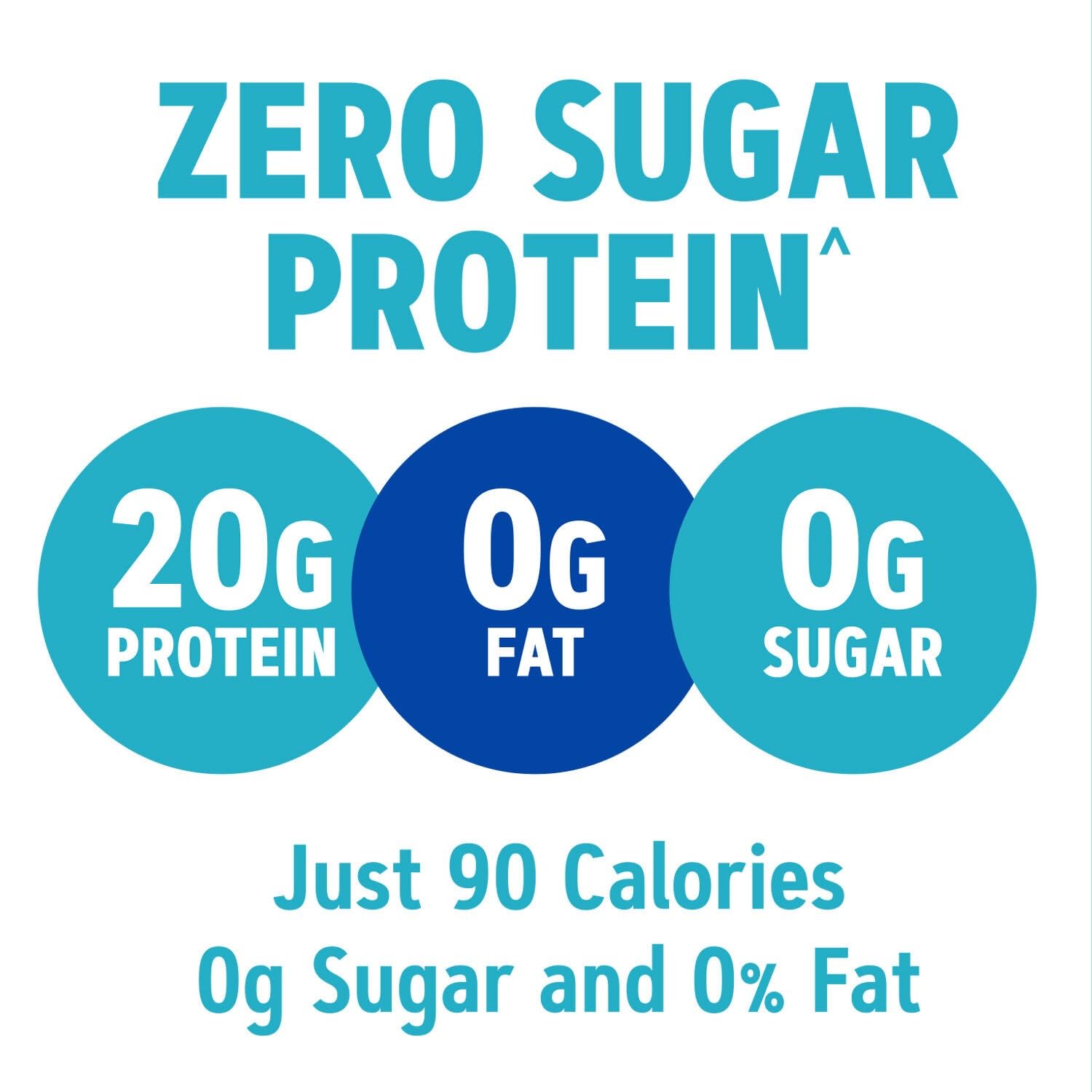 GNC Total Lean Zero Sugar Protein glass ready for creamy shakes.