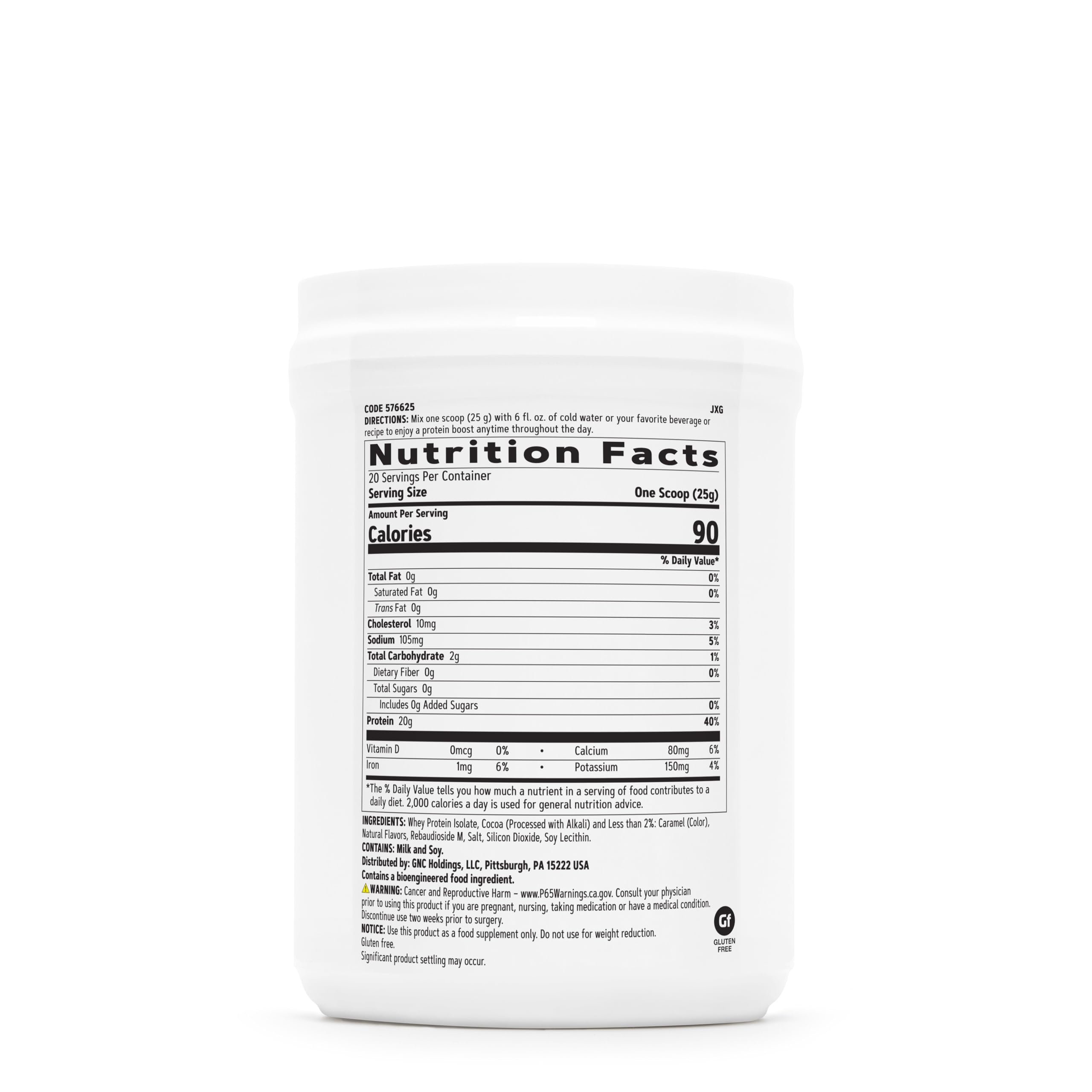 GNC Total Lean Zero Sugar Protein scoop for precise serving and consistent nutrition.