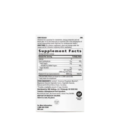 GNC Vitamin B-12 1000mcg cherry lozenge back view highlighting sugar-free formula