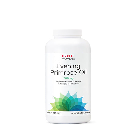 GNC Women's Evening Primrose Oil bottle front view for daily wellness support
