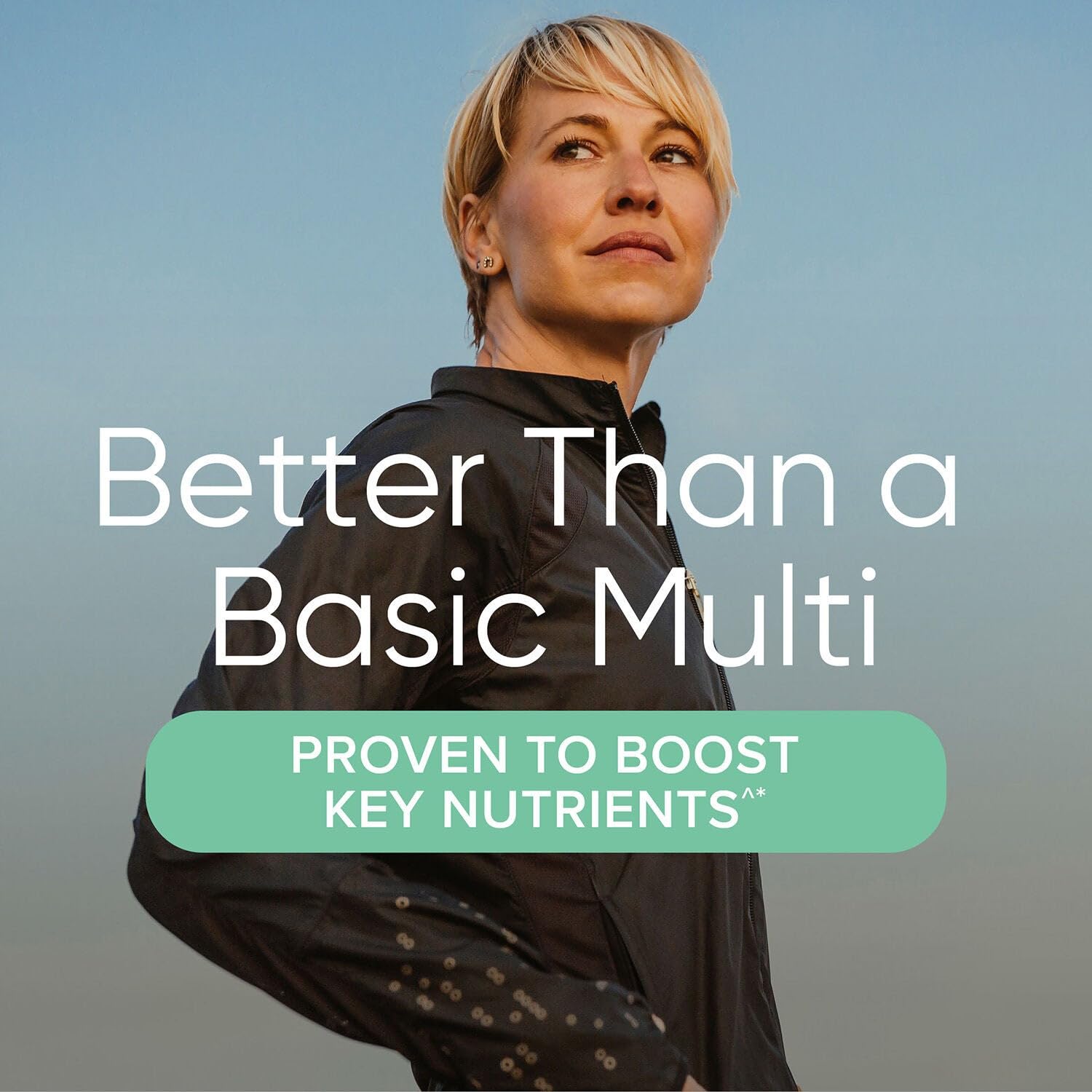 GNC Women's Multivitamin 50+ bone health emphasis with calcium and vitamin D.