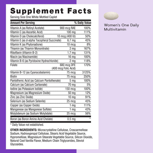 GNC Women's Stress Relief Vitapak bottle close-up signaling convenient daily use for stress support