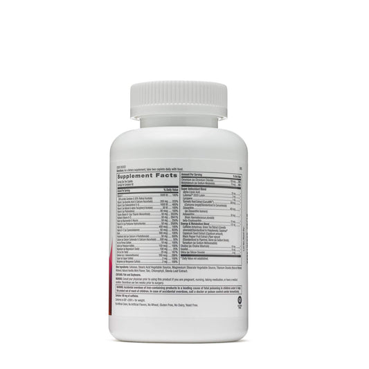 GNC Women's Ultra Mega Energy label close-up hinting at metabolism support