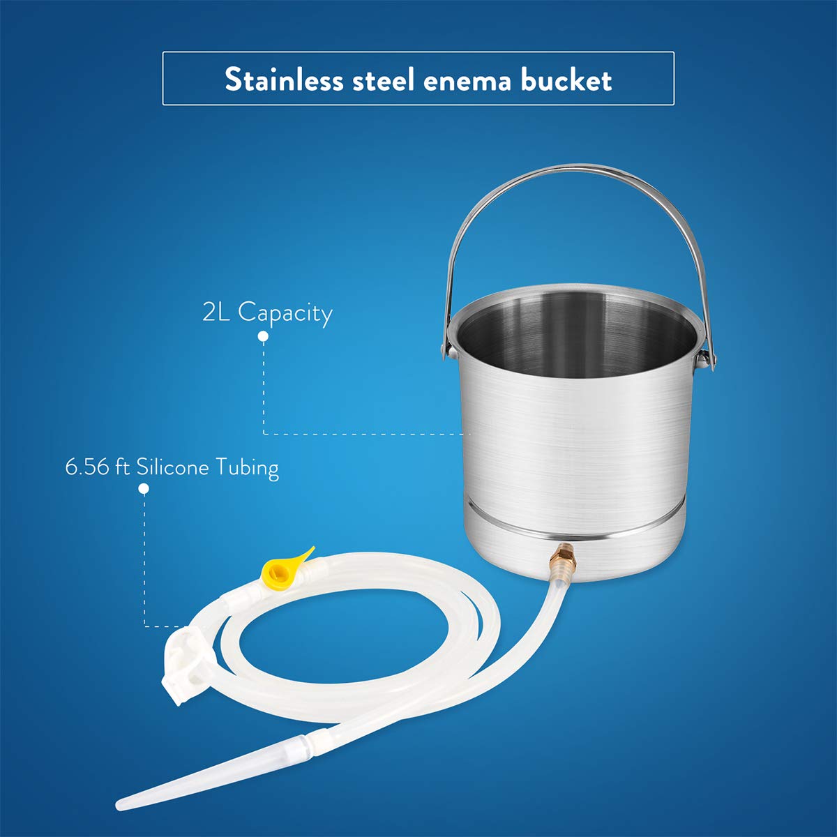 GNEGKLEAN soft reusable nozzle offers comfortable and non toxic use.