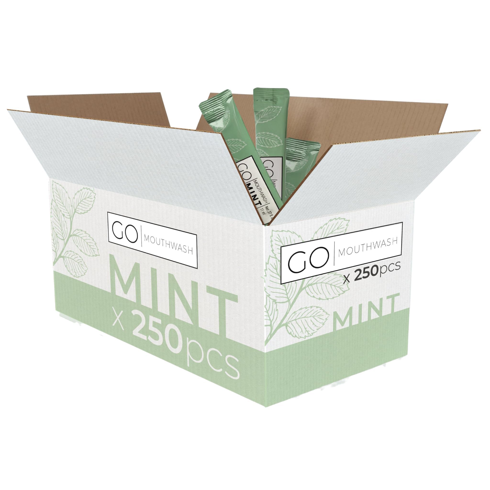 Go Essentials Go Mouthwash Bulk Mint packets for daily breath freshness and bulk-value convenience.