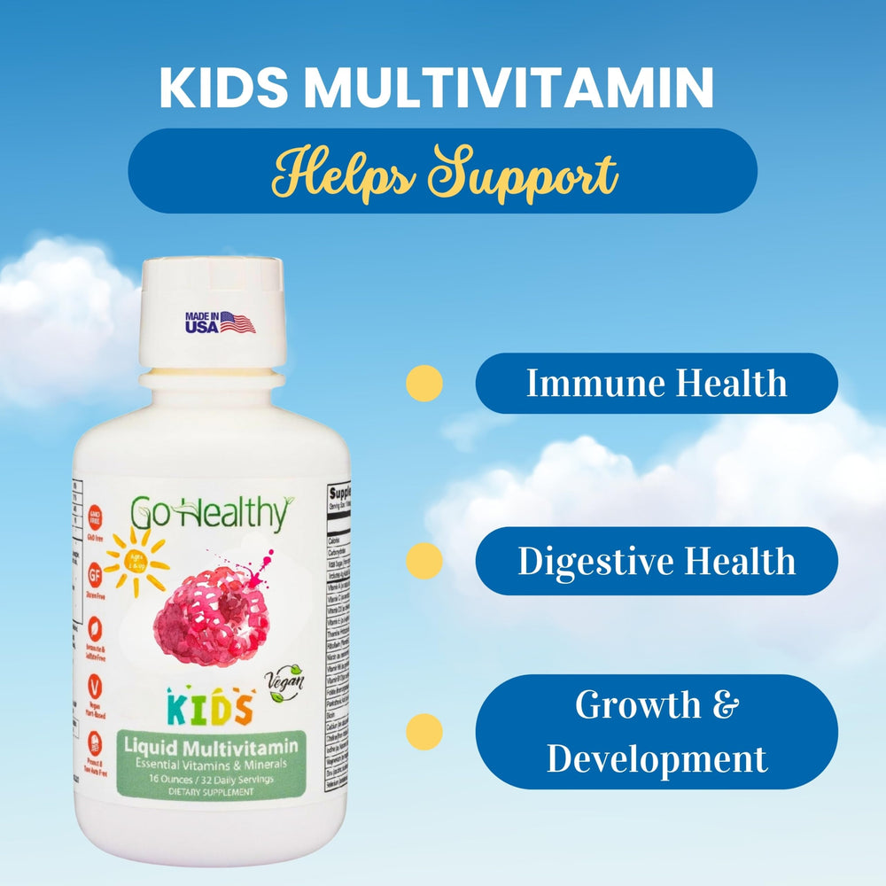 Go Healthy Kids bottle design enables easy mess-free vitamin time